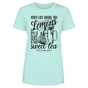 When Life Send You Lemons Mint Women's T-Shirt